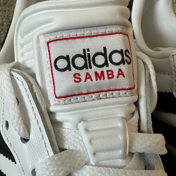 NEW Adidas Samba OG Black/White Shoes Size 7 - Picture 10 of 12